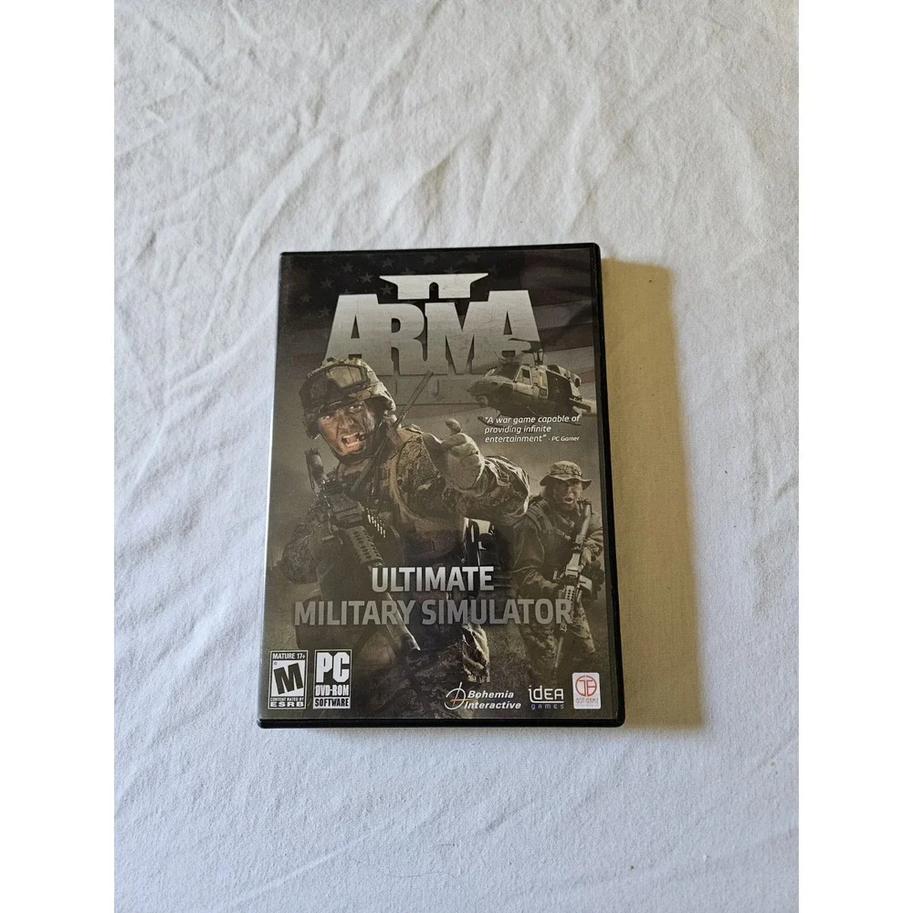 ARMA II Ultimate Military Simulator PC DVD-ROM Complete w/ Manual Untested